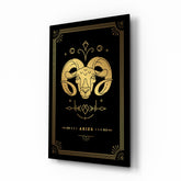 Aries Glass Wall Art.